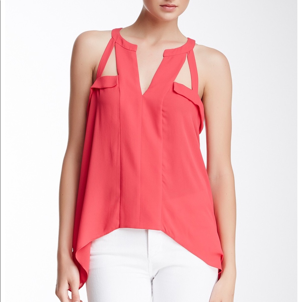 Bcbg Avalyn blouse Red barely used